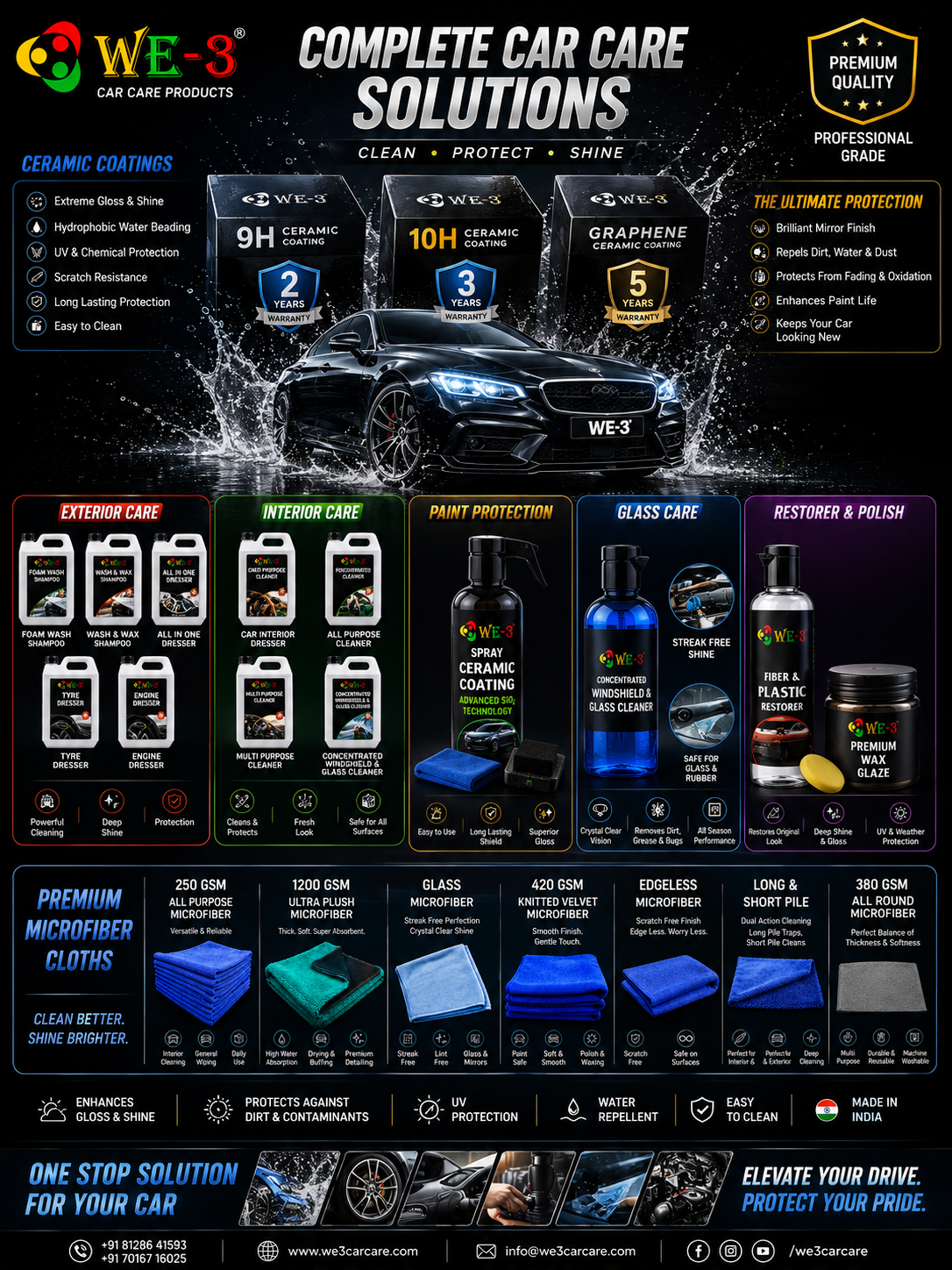 About We3 Car Care